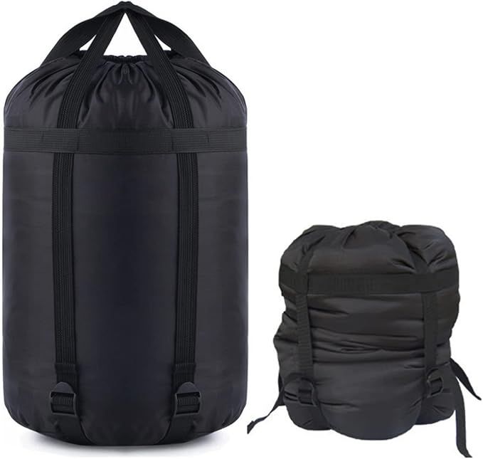 MOOCY Compression Stuff Sack, 12L/24L/45L Sleeping Bag Cover Sack Sleeping Bags Storage Stuff Sack Organizer - Great Sleeping Bags Clothes Camping Hiking Backpacking