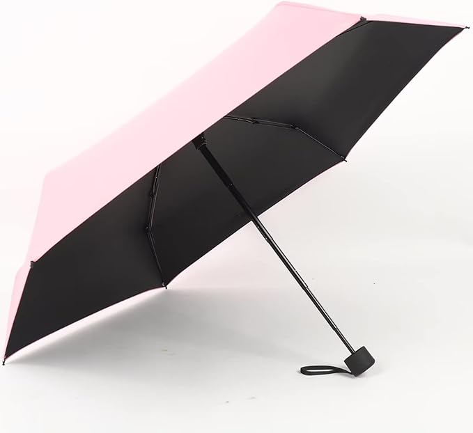 GAOYAING Compact Travel Umbrella with Case Sun&Rain Lightweight Small and Compact Suit for Pocket