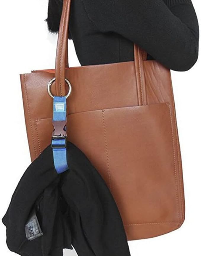 Add-A-Bag Luggage Strap Jacket Gripper, Luggage Straps Baggage Suitcase Belts Travel Accessories - Make Your Hands Free, Easy to Carry Your Extra Bags, Blue