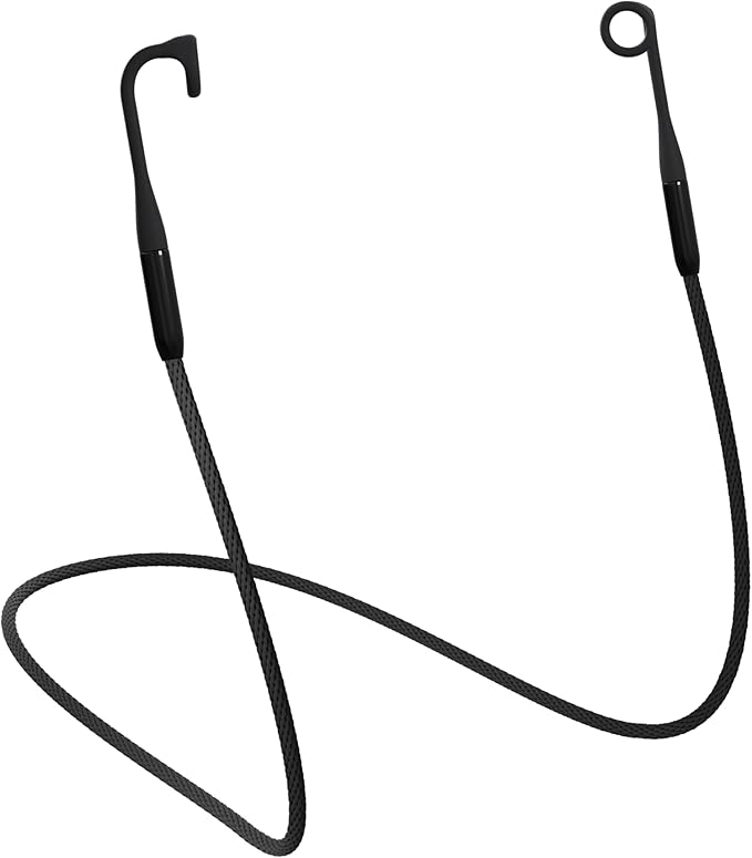 Loop Official Connector Cord For Loop Earplugs - Magnetic Tug-Resistant Safety Cord - Charcoal