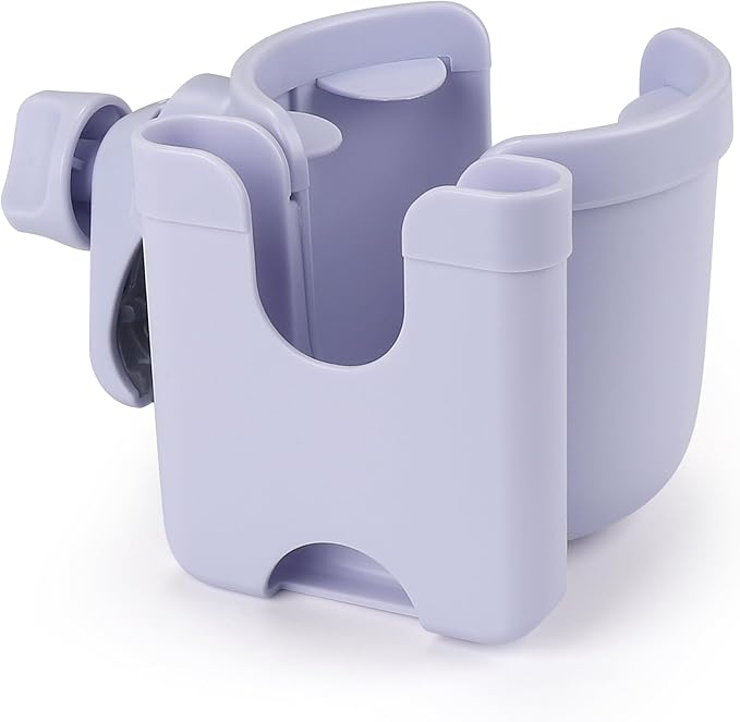Accmor Stroller Cup Holder with Phone Holder, Bike Cup Holder, Universal Cup Holder for Uppababy Nuna Doona Strollers, 2-in-1 Cup Phone Holder for Stroller Bike Wheelchair Walker Accessory