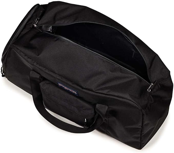 JanSport Weekender Medium Duffel - Travel or Gym Bag, Durable Weekender with Front Utility Pocket & Side Grab Handles - Cargo Green
