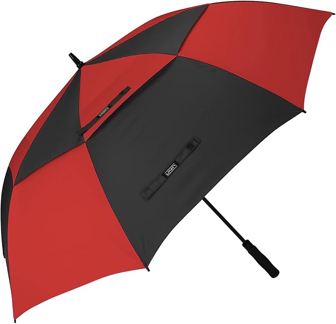 G4Free 47/54/62/68/72 Inch Automatic Open Golf Umbrella Oversize Extra Large Double Canopy Vented Windproof Waterproof Stick Umbrellas