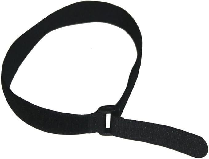 YiwerDer [12 Pack] 1 x 24" Hook and Loop Reusable Fastening Securing Cable Straps, Durable Multipurpose Ties to Keep Your Places Tidy