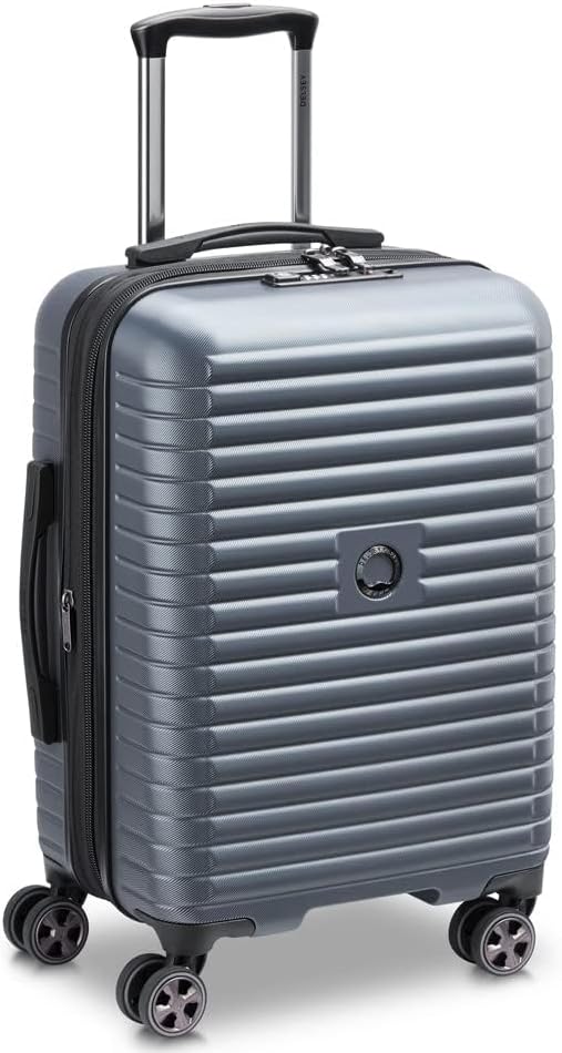 DELSEY PARIS Cruise 3.0 Hardside Expandable Luggage with Spinner Wheels, Graphite, Carry on 20 Inch