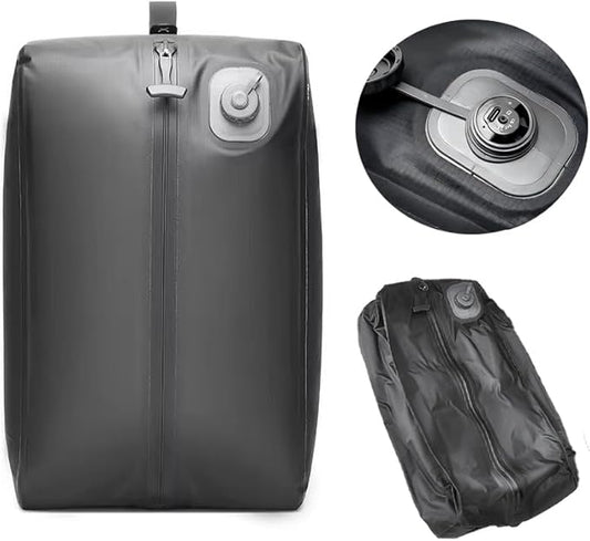 Automatic Vacuum Bag(Air Pump inside) Reusable Storage Bag Folding Outdoor Travel Compression Bag for Suitcases Backpack Luggage