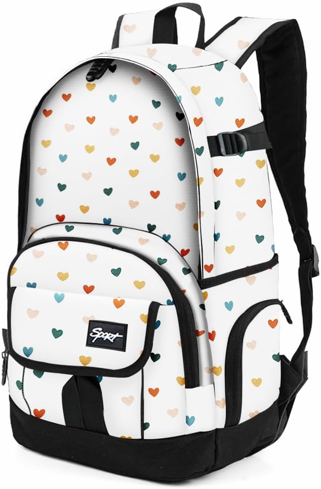 rickyh style School Backpack Travel Bag for Men & Women Lightweight College Back Pack with Laptop Compartmen