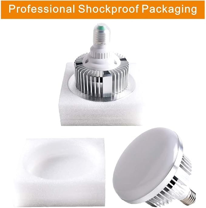 2Pack 85W Photography Light Bulb 2700-6400K Colour Temperatures Dimmable Tricolor LED Bulbs Softbox Bulb in E27 Socket for Photography Photo Video Studio Lighting Softbox