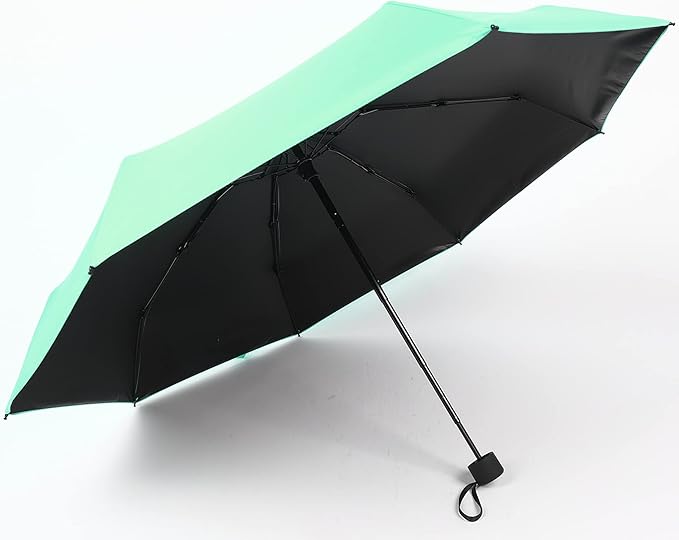 GAOYAING Compact Travel Umbrella with Case Sun&Rain Lightweight Small and Compact Suit for Pocket