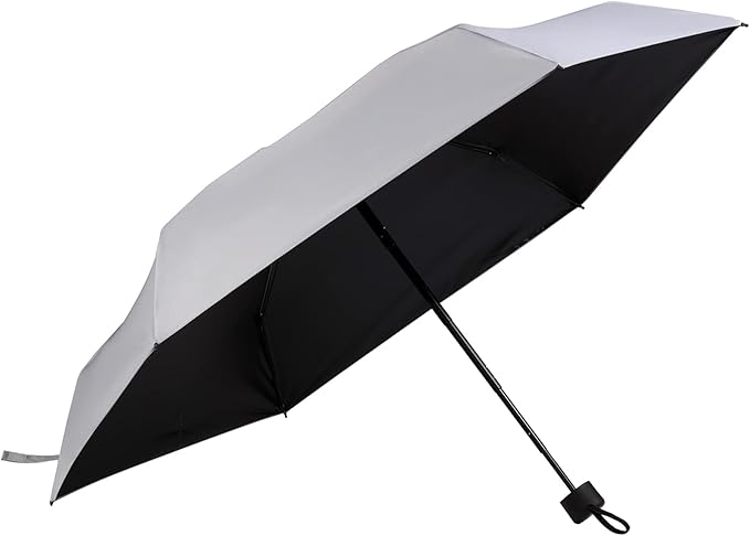 GAOYAING Compact Travel Umbrella with Case Sun&Rain Lightweight Small and Compact Suit for Pocket