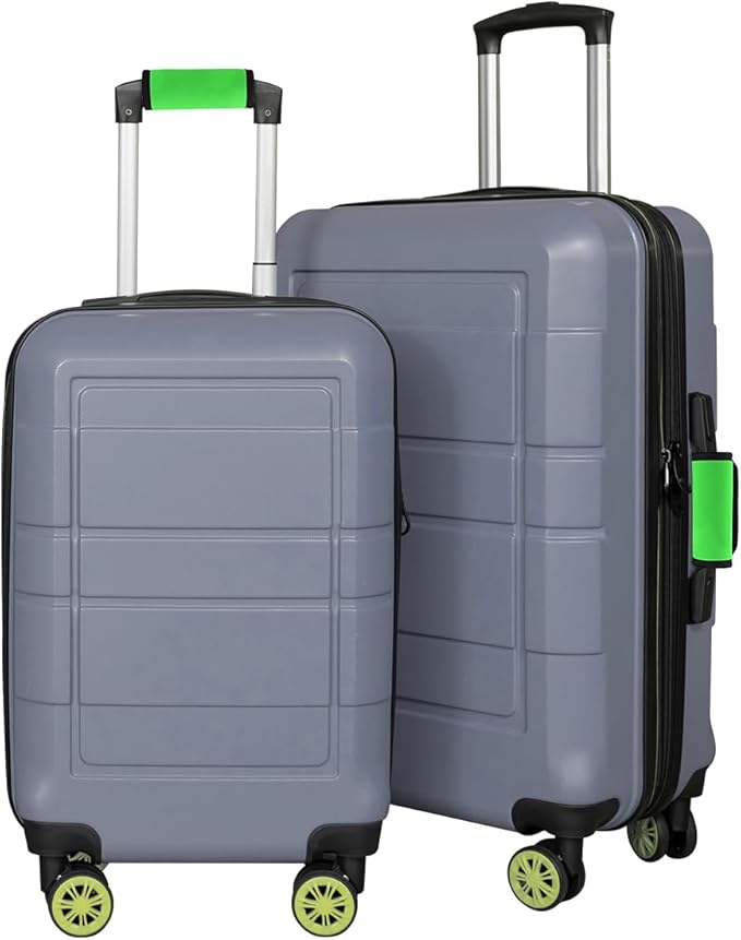 4 Pcs Neoprene Luggage Handle Wrap for Suitcase Luggage Tags Identifiers Bulk Luggage Handle Wrap Luggage Tag Wraps Travel Accessories (Green)