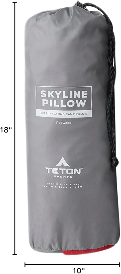 TETON Sports Camp Pillow; Great for Travel, Camping and Backpacking; Washable, Color