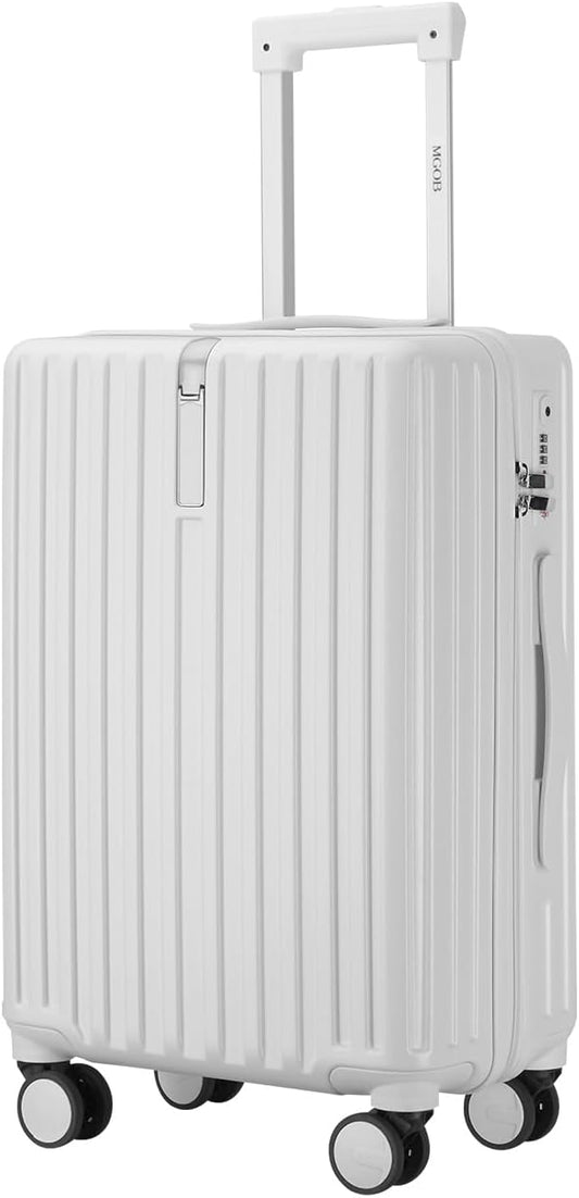 28 Inch Expandable Luggage with Wheels Checked Bag Luggage Hard Shell PC Suitcases Lightweight Travel Checked Luggage Large Suitcase with Lock for Woman Men Travel