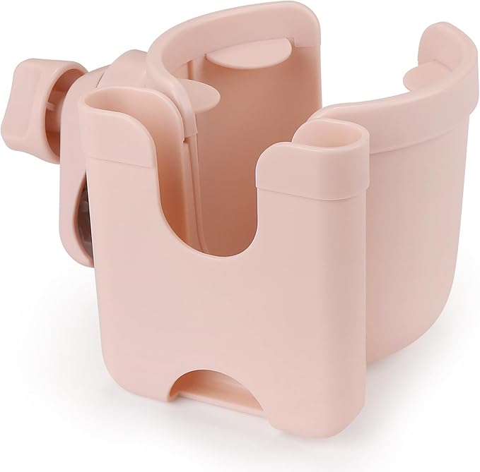 Accmor Stroller Cup Holder with Phone Holder, Bike Cup Holder, Universal Cup Holder for Uppababy Nuna Doona Strollers, 2-in-1 Cup Phone Holder for Stroller Bike Wheelchair Walker Accessory