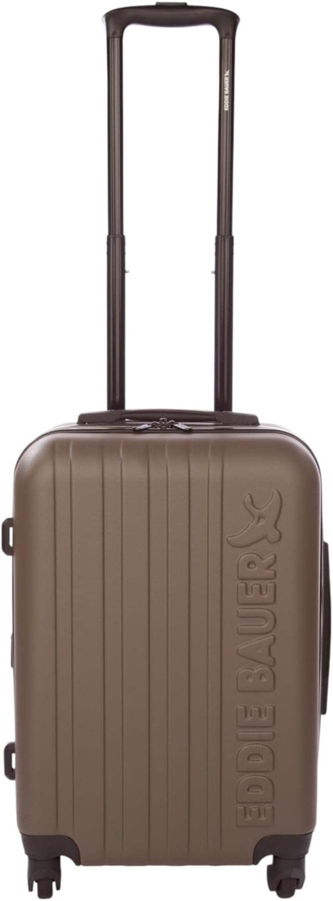 Eddie Bauer Flatiron Carry-On 22" Luggage | Hardside | Spinner Wheels | Expandable | Lightweight | Travel Essentials - Dark Fatigue