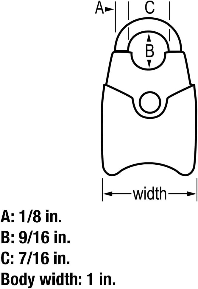 Master Lock 4689T TSA Approved Keyed Lock, 2 Pack, Colors May Vary