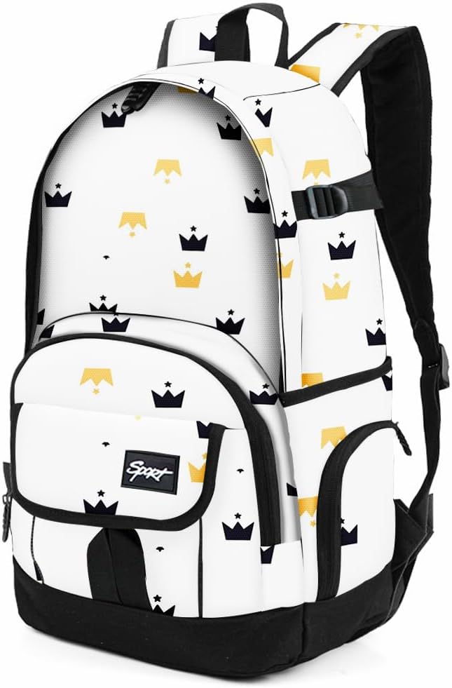rickyh style School Backpack Travel Bag for Men & Women Lightweight College Back Pack with Laptop Compartmen