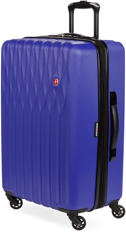 SwissGear 8018 Expandable Luggage, Hard Shell Medium Luggage with Spinner Wheels