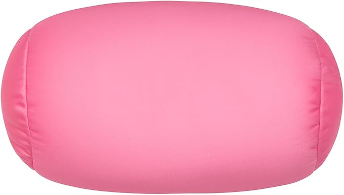 Squishy Microbead Neck Pillow, 7Inch x 12Inch Soft Travel Body Bed Pillow Bean Pillow for Kids Adult Chair Sleeping Car Seat, Fun Dormroom