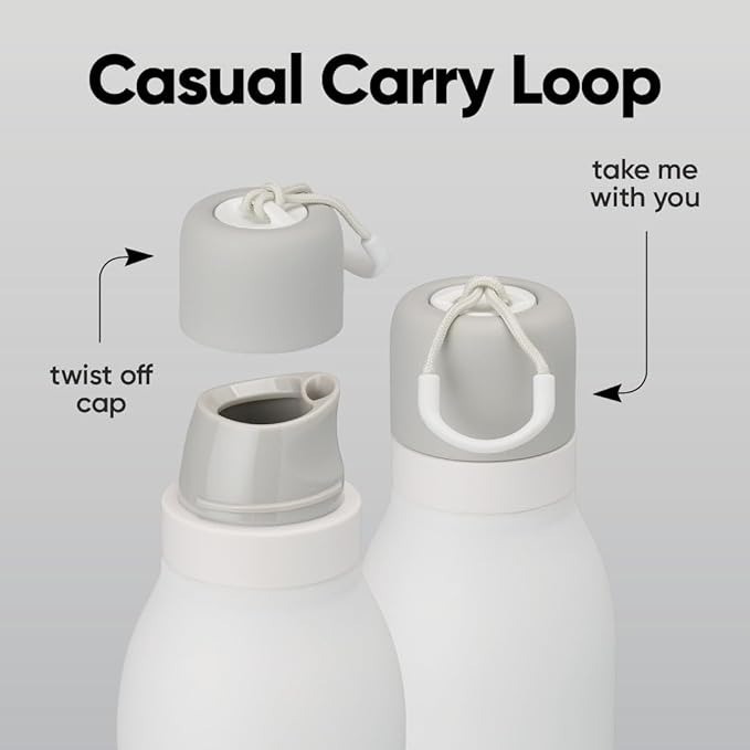Owala FreeSip Twist Insulated Stainless Steel Water Bottle with Straw for Sports and Travel, BPA-Free, 24-oz, In Bloom