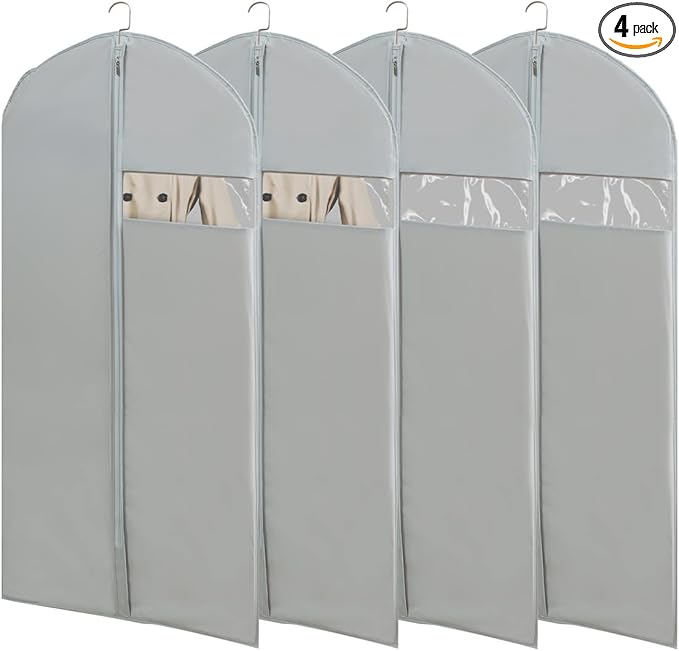 Suit Bag for Storage and Travel, (Set of 4(23.3'' X 50''))