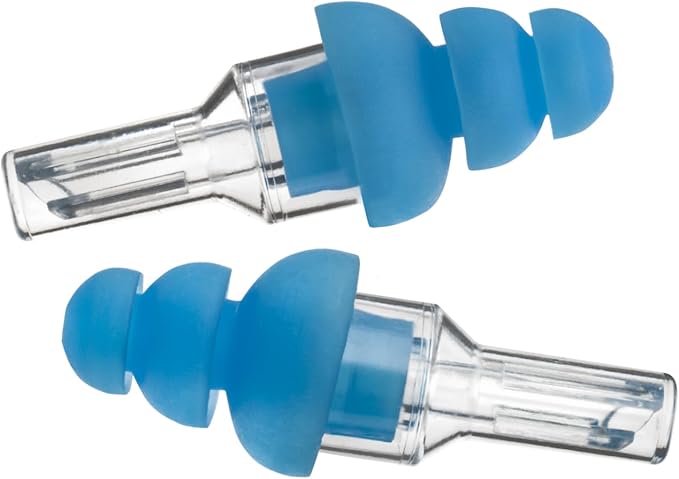 Etymotic ER20 ETY Earplugs - Standard Size, Blue - High-Fidelity Hearing Protection - Up to 20 dB Sound Reduction - Reusable - Includes Neck Cord & Carrying Case