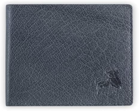 BULL GUARD Buffalo Leather Wallets for Men with RFID Blocking, Flip UP ID Window, Bifold Durable Quality Design
