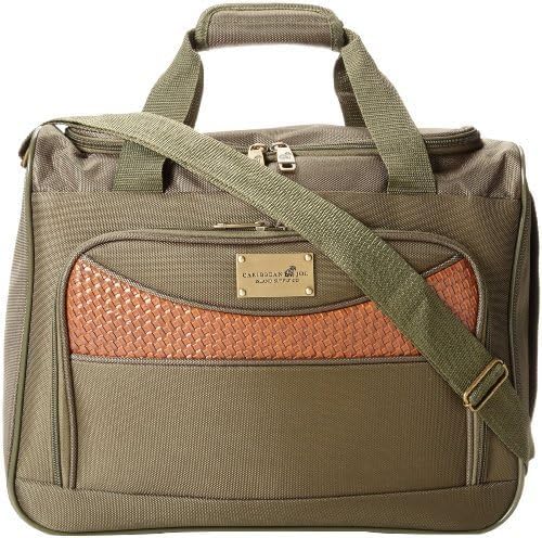 Pathfinder Softside Carry-On Bag for Men, Overnight Weekender Tote 16 Inch Olive