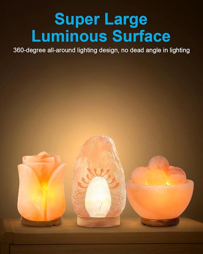 20 Watt Himalayan Salt Lamp Bulbs, Rock Salt Night Light Bulbs with E12 Base for Salt Lamps, Scentsy Warmer Wax Diffuser, Dimmable, Warm White, High Temperature Resistance, 15 Packs