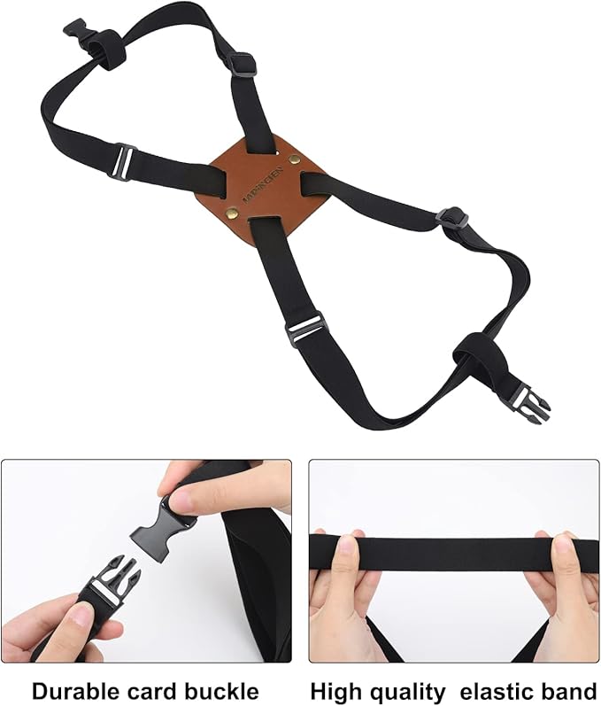 Luggage Straps for Suitcases, Travel Belt for Luggage Over Handle, Adjustable High Elastic Luggage Straps for Suitcases TSA Approved for Connecting Your Luggage (Brown)