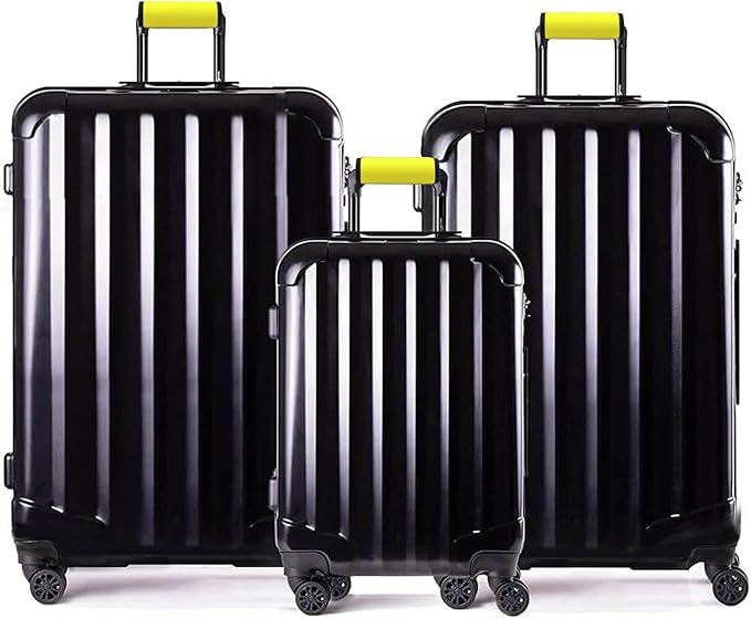Luggage Handle Wrap-Neoprene Luggage identifiers for Suitcases Unique Bright Luggage Tags/Spotter/Markers/Handle Cover Travel Accessories (Bright Yellow)