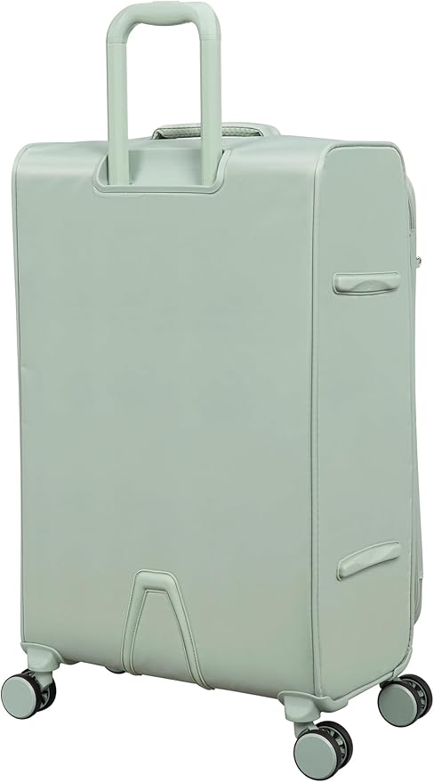 It Luggage Lustrous Luxe 32" Softside Checked 8 Wheel Spinner, Desert Sage