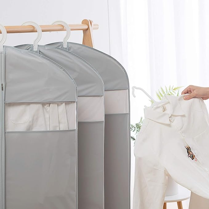Suit Bag for Storage and Travel, (Set of 4(23.3'' X 50''))