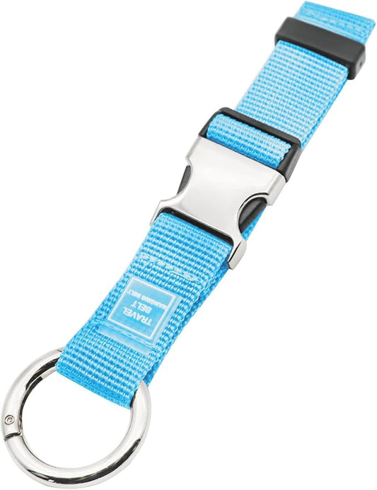 Add-A-Bag Luggage Strap Jacket Gripper, Luggage Straps Baggage Suitcase Belts Travel Accessories - Make Your Hands Free, Easy to Carry Your Extra Bags, Blue