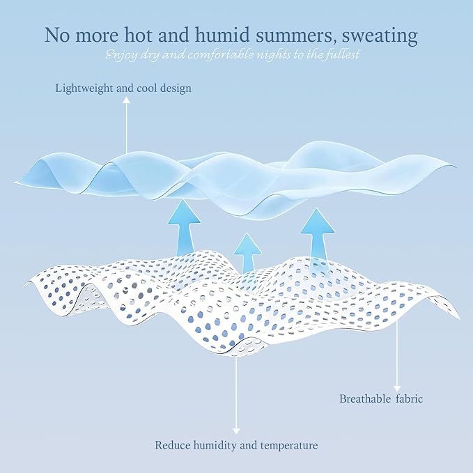 Cooling Blanket Throw Size, 50"x70" Cooling Blankets for Hot Sleepers, Cold Blanket Thin Lightweight Breathable Soft for Couch Bed, Lightweight Blanket Keep Cool for Night Sweats