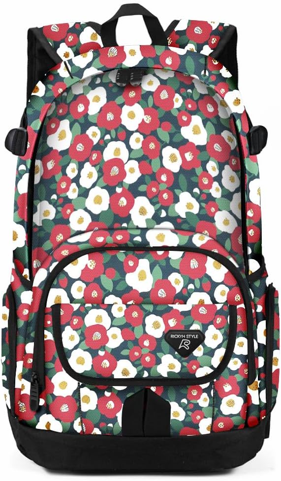 rickyh style School Backpack Travel Bag for Men & Women Lightweight College Back Pack with Laptop Compartmen