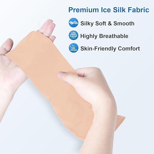 Velpeau Cover Sleeve for Neck Brace & Cervical Collar for Men & Women, Dust Cover, Comfortable Wearing While Sleeping, Working, Breathable Sweat-Absorbent, Quick Dry (Khaki, X-Large)