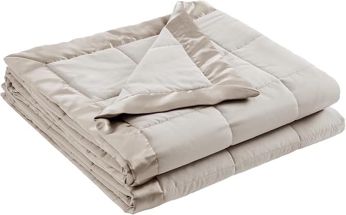 Madison Park Windom Down Alternative Blanket, Premium 3M Scotchgard Moisture Wicking Treatment, Lightweight and Soft Bed Cover For All Season, Satin Trim, Grey Twin | Lightweight Windom Blanket Premium 3M Scotchgard Moisture Wicking Treatment, OEKO TEX...