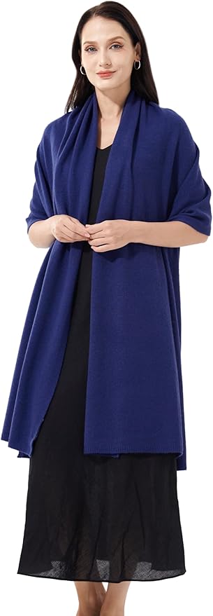 Soft Cashmere Blend Wrap Chic Scarf Stole for Women Wayfarer Travel Extra Large 87"x28"