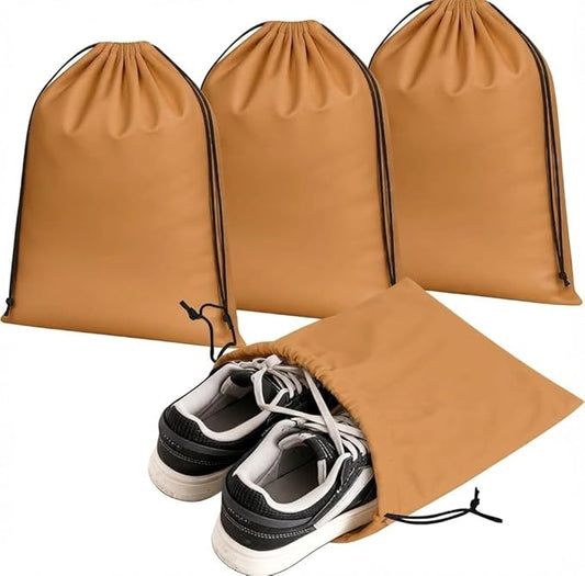 4 Pcs Shoe Travel Bags for Packing, 13.8" x 12.6" Perfect Shoe Bag for Men and Women for Travel
