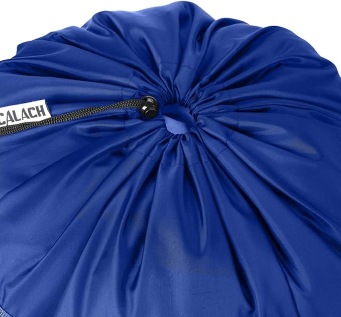 Laundry Bag Backpack, 27” x 34”Sturdy Laundry Bag with Shoulder Straps Drawstring Closure Heavy Duty Foldable Laundry Backpack for College, Travel, Laundromat, Apartment (blue)