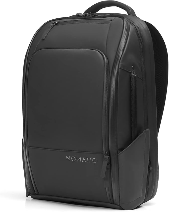 NOMATIC 14L Travel Pack - Mens Travel Backpack - Expandable to 21L - Water Resistant Daypack - TSA-Ready - Lightweight Business Traveling Backpack for Men - 15" Laptop Compartment