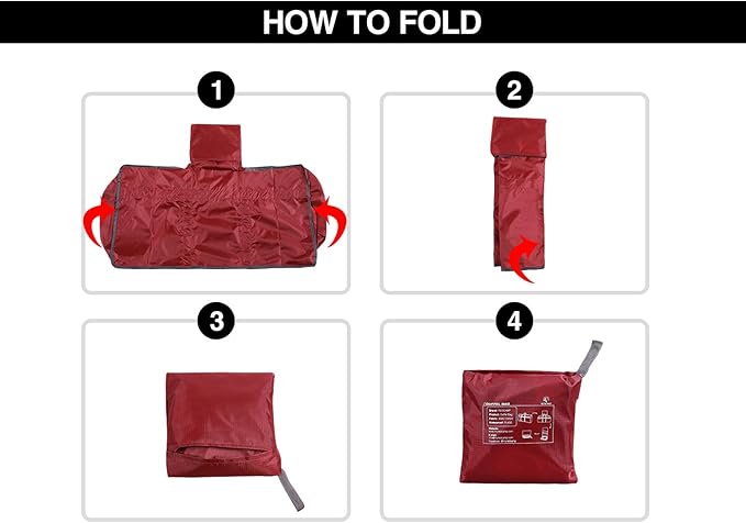 REDCAMP Foldable Travel Bag, Large Sports Bag, 75L/96L/100L, Lightweight Waterproof Tote Bag
