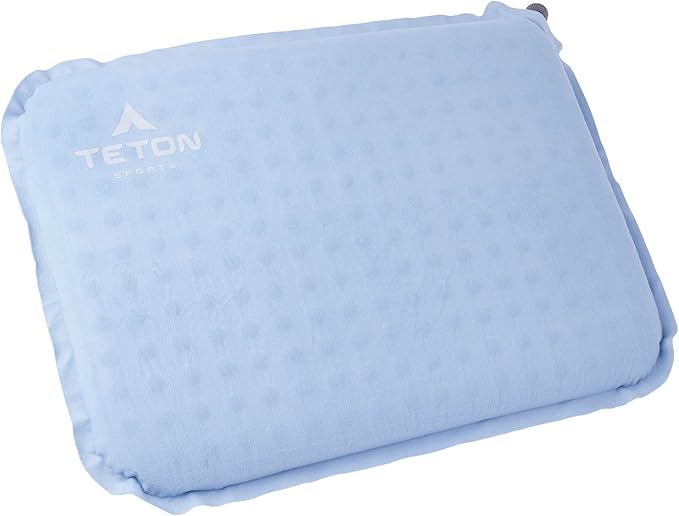 Teton Camping Seat Cushion; Stadium Seat; Office Chair; Car Pad; Inflatable, Bluestone