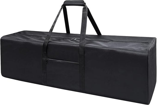 Urbanstand 46 Inch Extra Large Duffle Bag for Travel, Sports Gear Storage Bag with 2-way Lockable Zippers, Water Resistant Long Canvas Duffel Bag for Tent Camping tripod