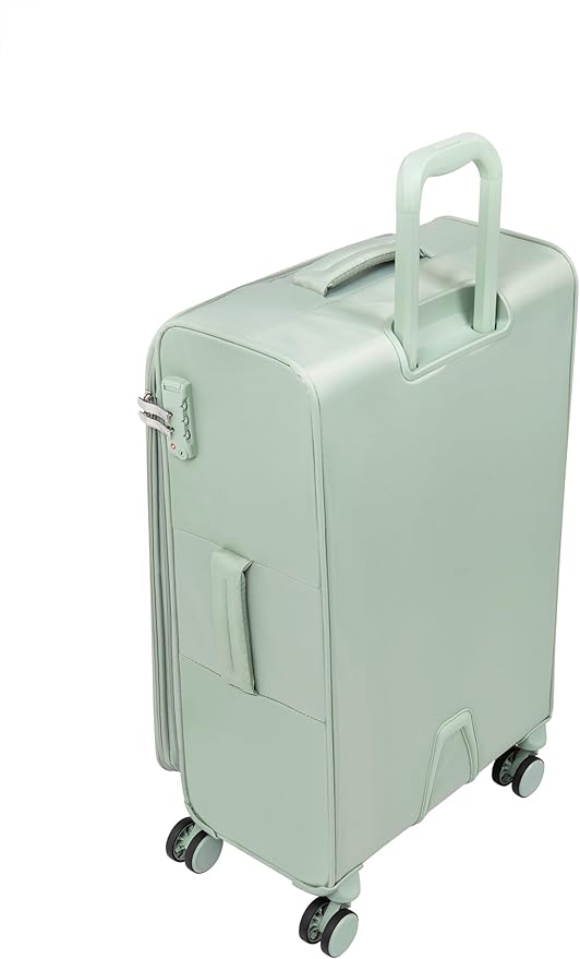 It Luggage Lustrous Luxe 28" Softside Checked 8 Wheel Spinner, Desert Sage
