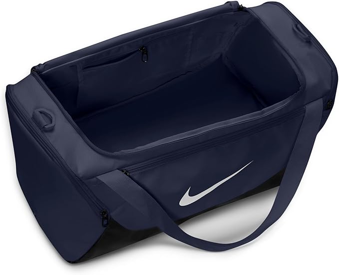Nike Brasilia Duffel (Small), Midnight Navy/Black/White, MISC