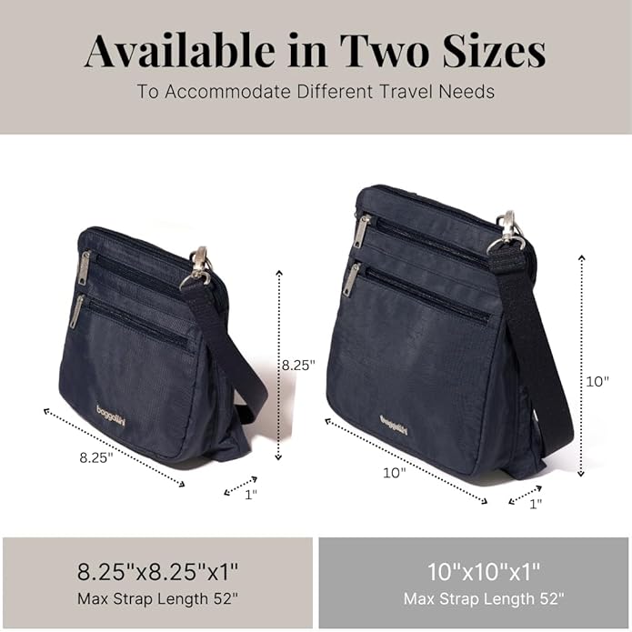 Baggallini womens Securtex Anti-theft Crossbody