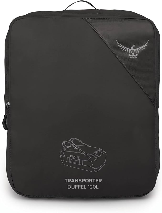 Osprey Transporter 40L Travel Duffel Bag, Black