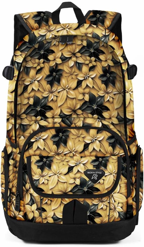 rickyh style School Backpack Travel Bag for Men & Women Lightweight College Back Pack with Laptop Compartmen